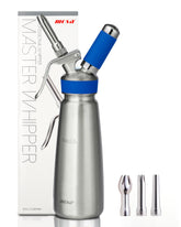 MOSA blue dispenser front view showing professional finish and durability