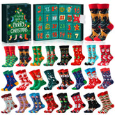 MOVINPE front packaging of advent calendar showing 24 numbered pockets and festive art