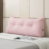 MQK front view showing full wedge headboard and supportive shape for dorm comfort