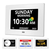 MRCHYDZ front display showing large time and date for clear readability