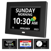 MRCHYDZ front display showing large time and date for quick reading