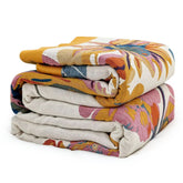 MSGKV throw blanket front flatlay showing boho pattern and instant style