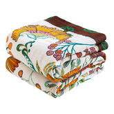 MSGKV front view of throw showing boho floral and couch-ready style
