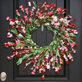 MSMUH front view of 24-inch wreath showing vibrant welcome appeal