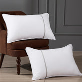 MUFEW king pillows front packaging showing two full-size pillows and benefits