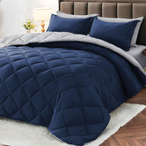 MUXHOMO front view of the full queen comforter set showing neat styling benefit