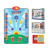 My Salah Mat front view showing full prayer guidance and colorful design benefit: clear learning