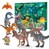 Myouth front packaging showing 24-day dinosaur countdown, builds excitement