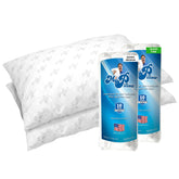 MyPillow classic queen front packaging showing pair and benefits