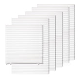 MYshade front pack showing six 48x72 paper shades and labels for quick install