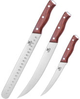 Naitesen knife set front view showing blades in box, perfect for gifting