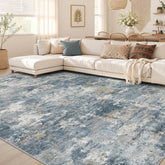 Nakagishi front view showing Moroccan pattern and blue tones for stylish decor
