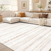 Nakagishi boho front view showing brown Moroccan pattern and room impact
