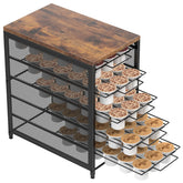 NANANARDOSO front view of pod holder shows organized storage benefit