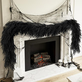 N&T NIETING black garland front view showing full realistic look and easy styling