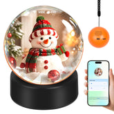 NANSIKE crystal orb front view showing clear display and elegant finish, ideal decorative keepsake