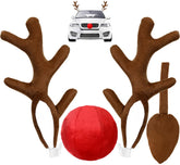 Narremcoy front view installed on car showing festive look and visibility benefit