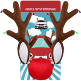 Narremcoy front view showing antlers and ears for festive appeal