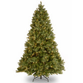 National Tree Company 7.5ft front view showing full, lifelike profile and easy decorating