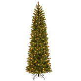 National Tree Company full tree front view showing slim profile and festive impact