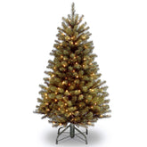 National Tree Company front view of full 5ft spruce showing realistic profile and space efficiency