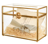 NCYP gold glass card box front view showing elegant display benefit