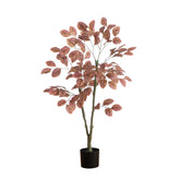Nearly Natural front view showing lifelike autumn leaves and warm color benefit