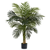 Nearly Natural front view of 4 ft Golden Cane Palm showing full foliage and instant tropical vibe