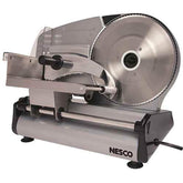 NESCO FS-250 front view showing controls and stable housing for consistent slicing