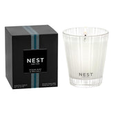NEST New York front packaging showing glass vessel and label for elegant display