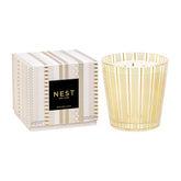 NEST New York front packaging showing etched glass and metallic gold design, elegant decor