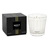 NEST New York front packaging showing grapefruit candle, elegant decor benefit