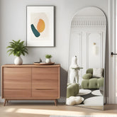 NEUWEABY full-length arched mirror front view brightens room