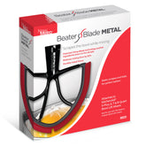 New Metro Design XL‑MAX front view showing red beater blade, fits 9.5-inch bowls