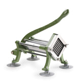 New Star Foodservice front view showing sturdy green cast iron body and handle for durability