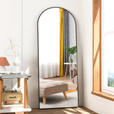 NEUWEABY front view of arched full-length mirror showing modern style benefit