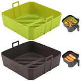 NEWITEE front view of silicone liners showing clean basket protection