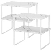 NEX front view cabinet shelf showcasing compact stackable organization benefit