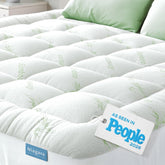 Niagara Sleep Solution front view showing full Cal King topper and plush benefit