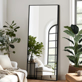 NicBex full front view showing full-length mirror and clear reflection benefit