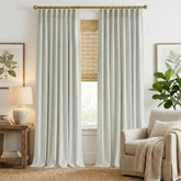 NICETOWN front view of two panels showing neat drape and coverage benefit