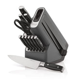 Ninja block front view showing integrated sharpener and organized storage benefit