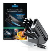 Ninja NeverDull knife block front view showing organized storage and sleek finish
