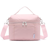 NOL front view pink lunch bag showing compact design and color benefit