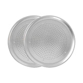 Nordic Ware pans front view showing set of two and large 16-inch size for even baking