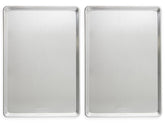 Nordic Ware full sheet front view showing full-size commercial pan benefit