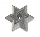 Nordic Ware front view of Star of David Bundt Pan shows detailed design and easy baking