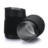 Normcore pitcher front view showing sleek black finish and balance benefit