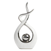 Norrclp front view tabletop centerpiece showing modern silhouette and elegance
