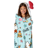 Northwest Hello Kitty front view showing vibrant pattern and comfort